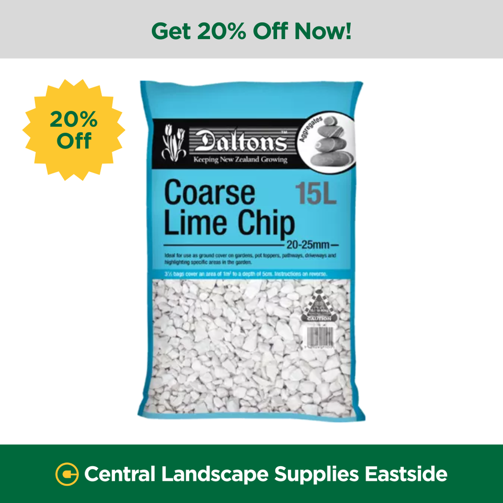 Daltons Coarse Lime Chip 20-25mm - 15L